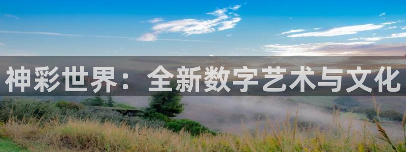 尊龙时凯体育凯捷登陆：神彩世界：全新数字艺术与文化
