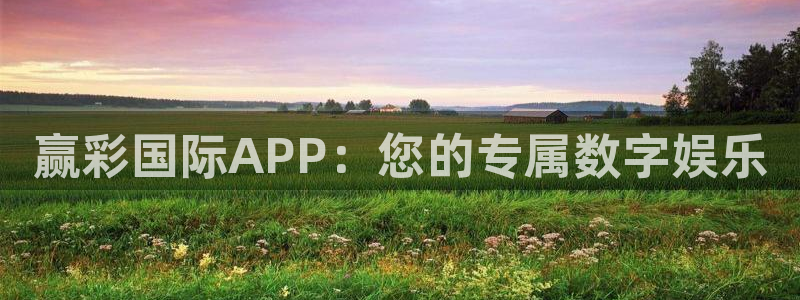 尊龙时凯体育app下载：赢彩国际APP：您的专属数字娱乐